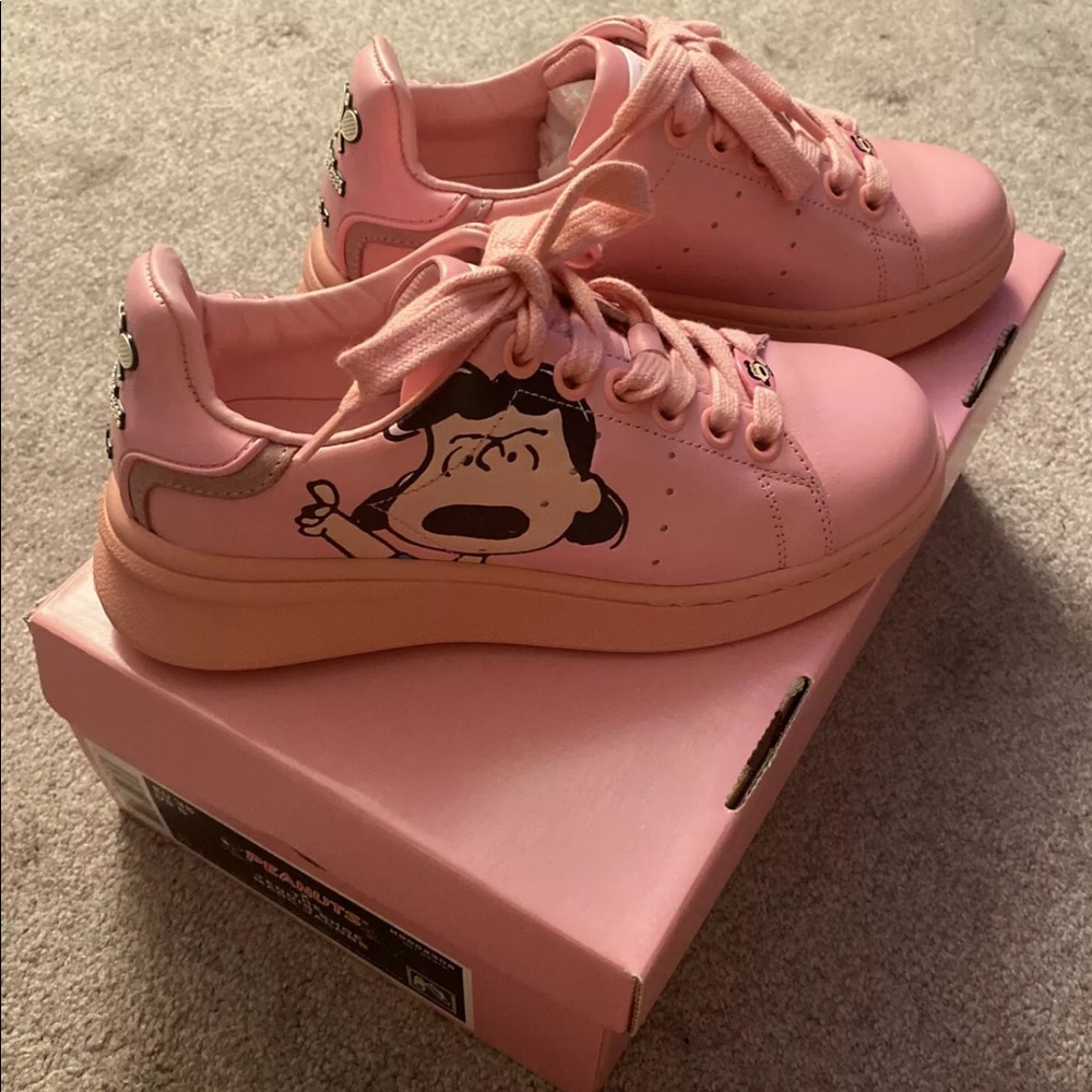 Marc Jacobs Peanuts X The Tennis Shoe Pink Lucy